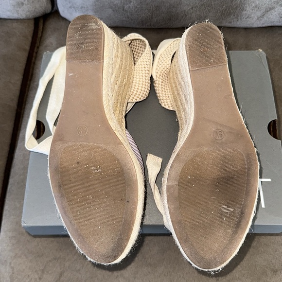 Seersucker espadrilles wedges - Picture 7 of 7